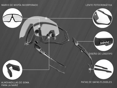 Gafas deportivas Black Clasic